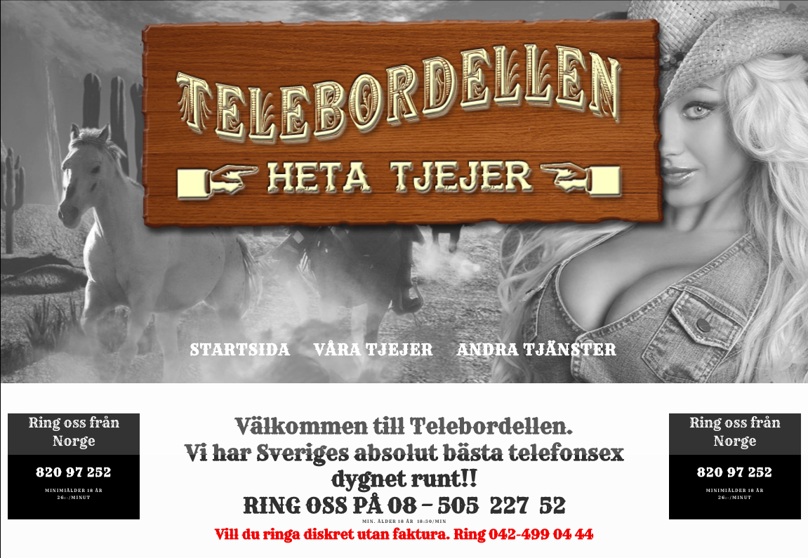 Telebordellen telefonsex